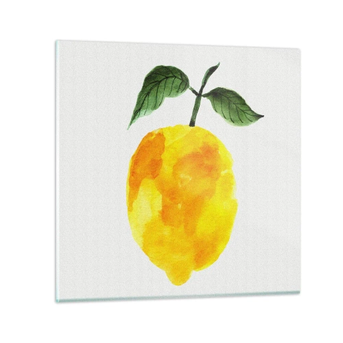 Obraz na szkle - Jak poznać smak słońca - 60x60 cm