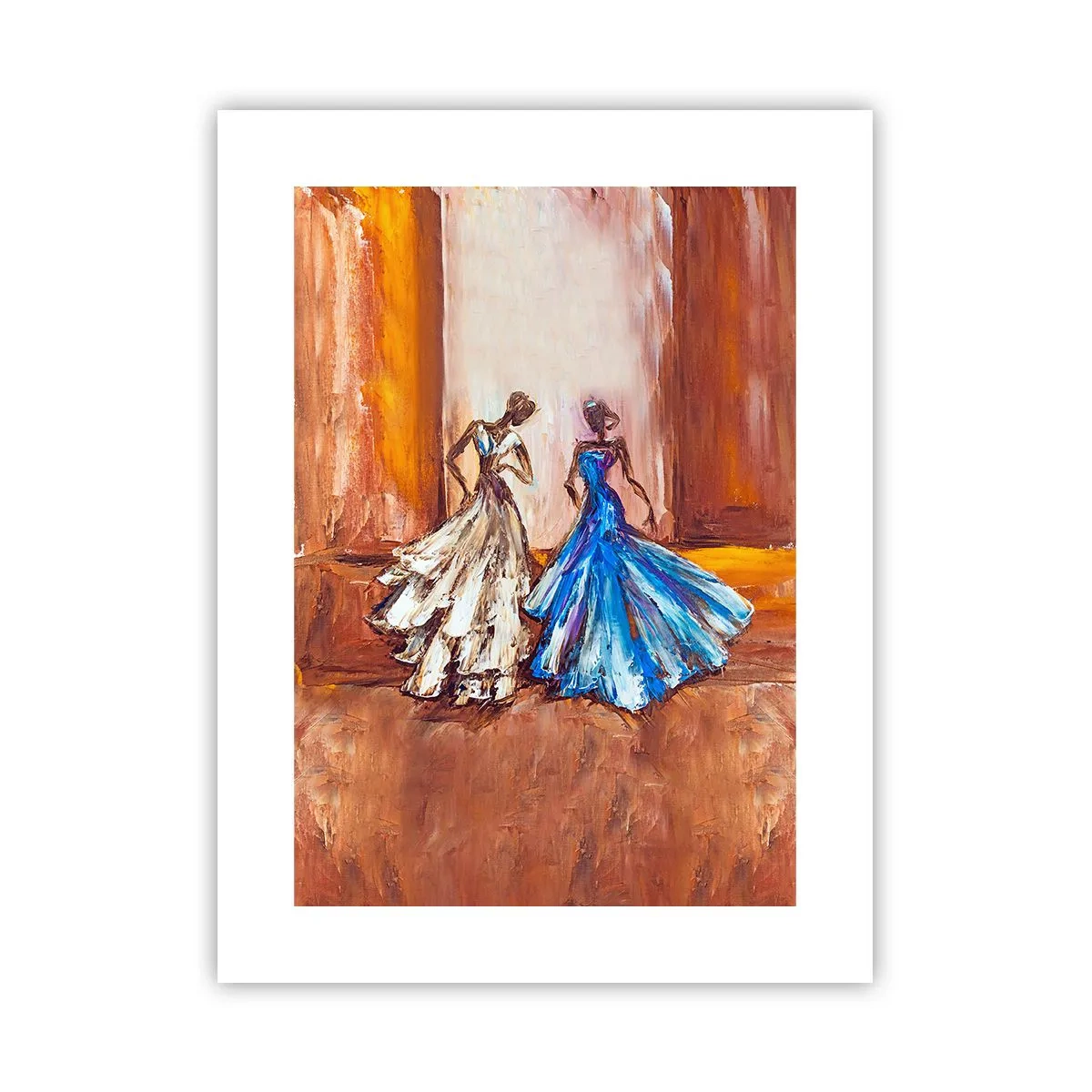 Plakat - Wdzięczny duet - 30x40 cm