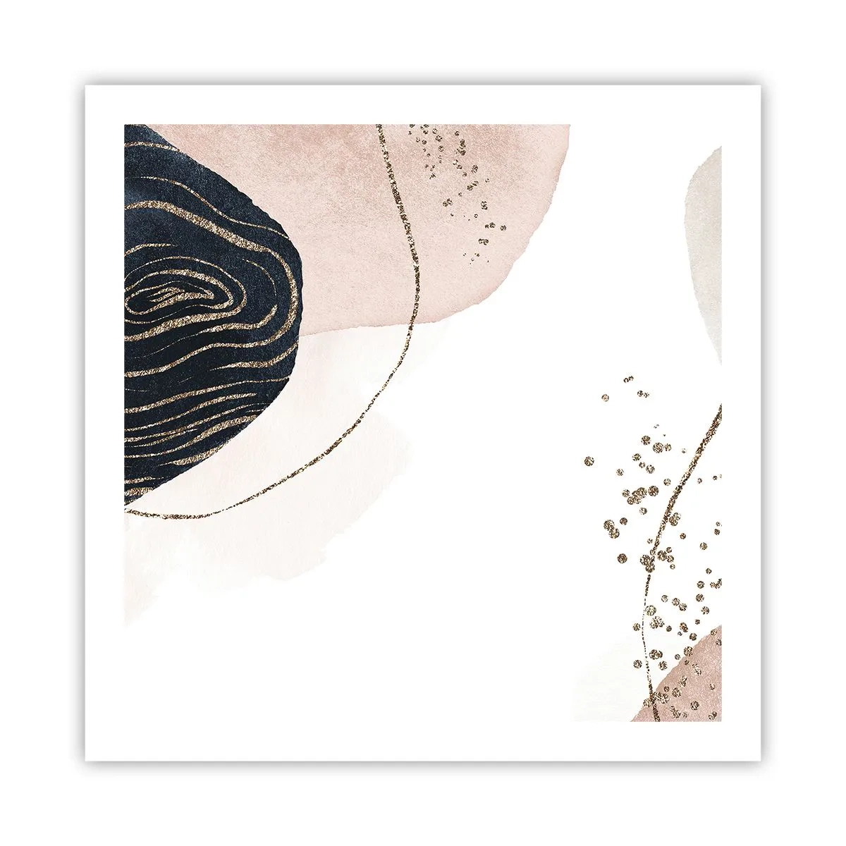 Plakat - Wszystko płynie - 60x60 cm