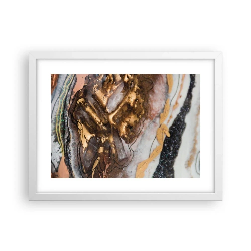 Plakat w białej ramie - Żywioł ziemi - 40x30 cm