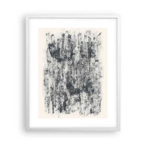 Plakat w białej ramie - Mglista kompozycja - 40x50 cm