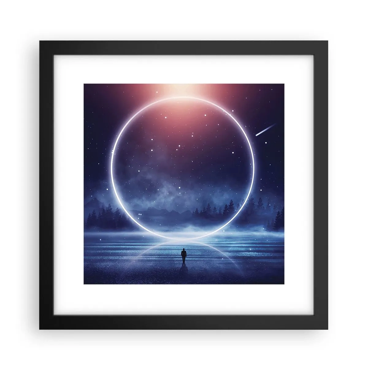 Plakat w czarnej ramie - Już tu są… - 30x30 cm