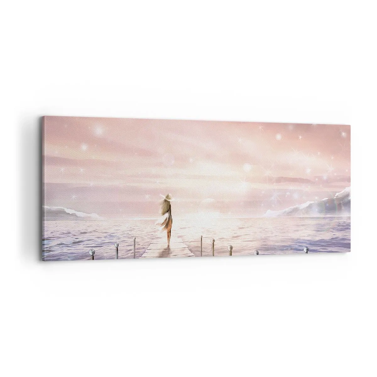 Obraz na płótnie - W świetle marzenia - 100x40 cm