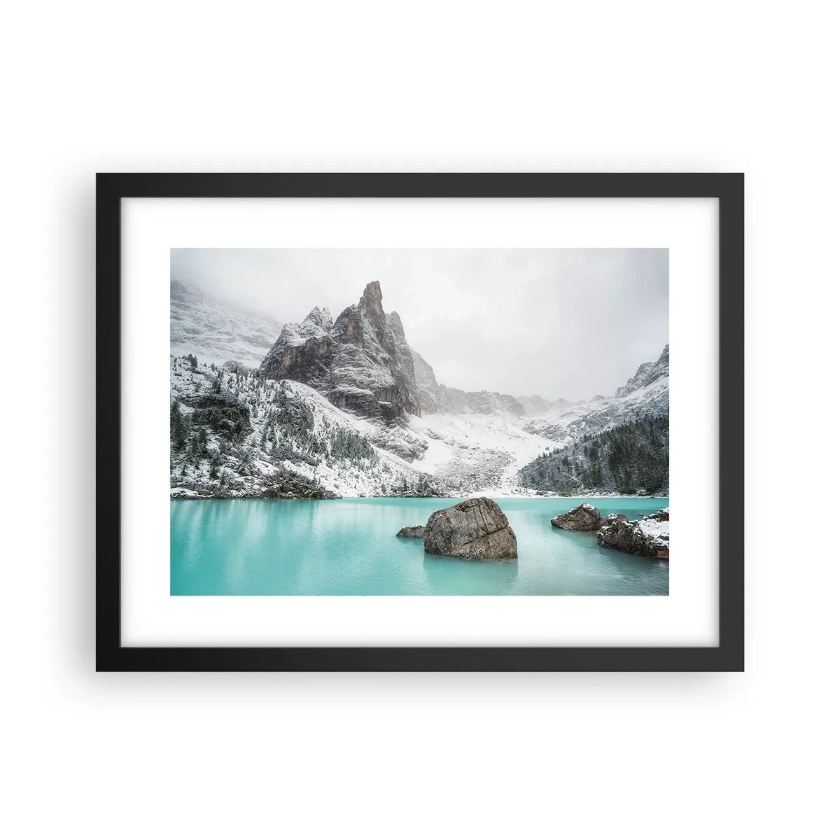 Plakat w czarnej ramie - Na straży - 40x30 cm