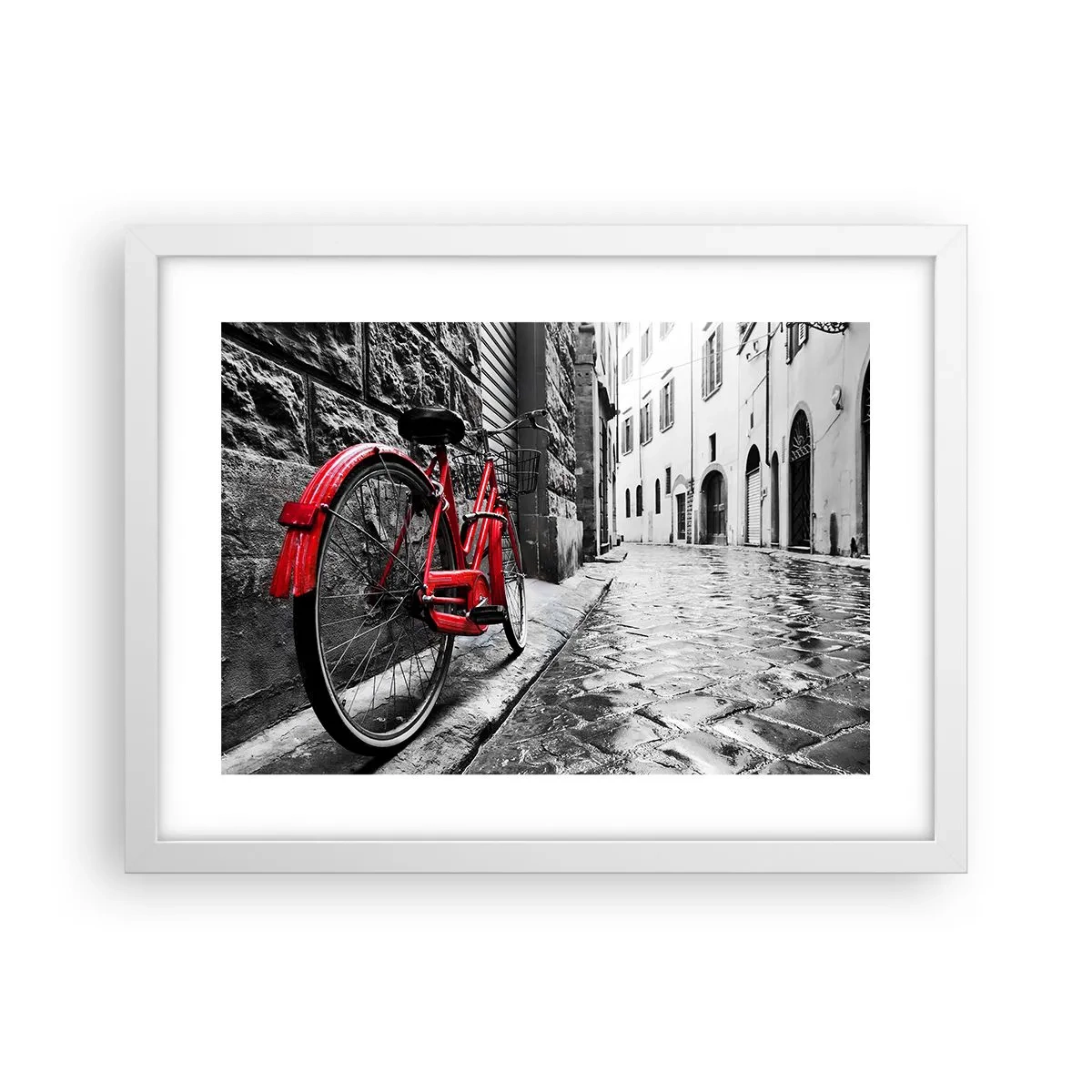 Plakat w białej ramie - Prawdziwe piękno się nie starzeje - 40x30 cm