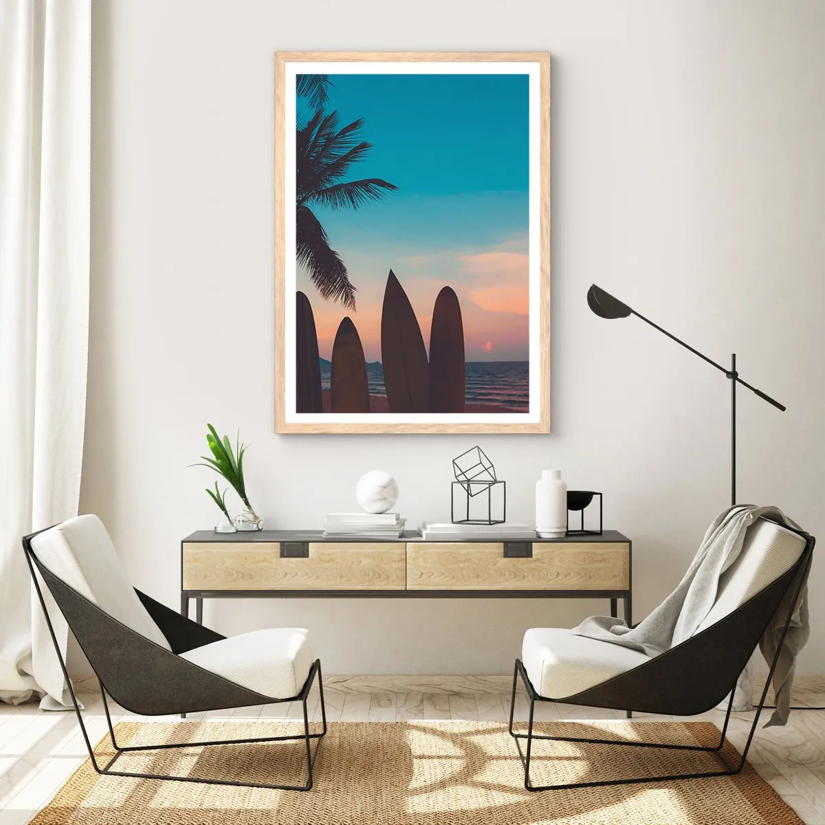Plakat w ramie jasny dąb - Jutro też będzie zabawa - 70x100 cm