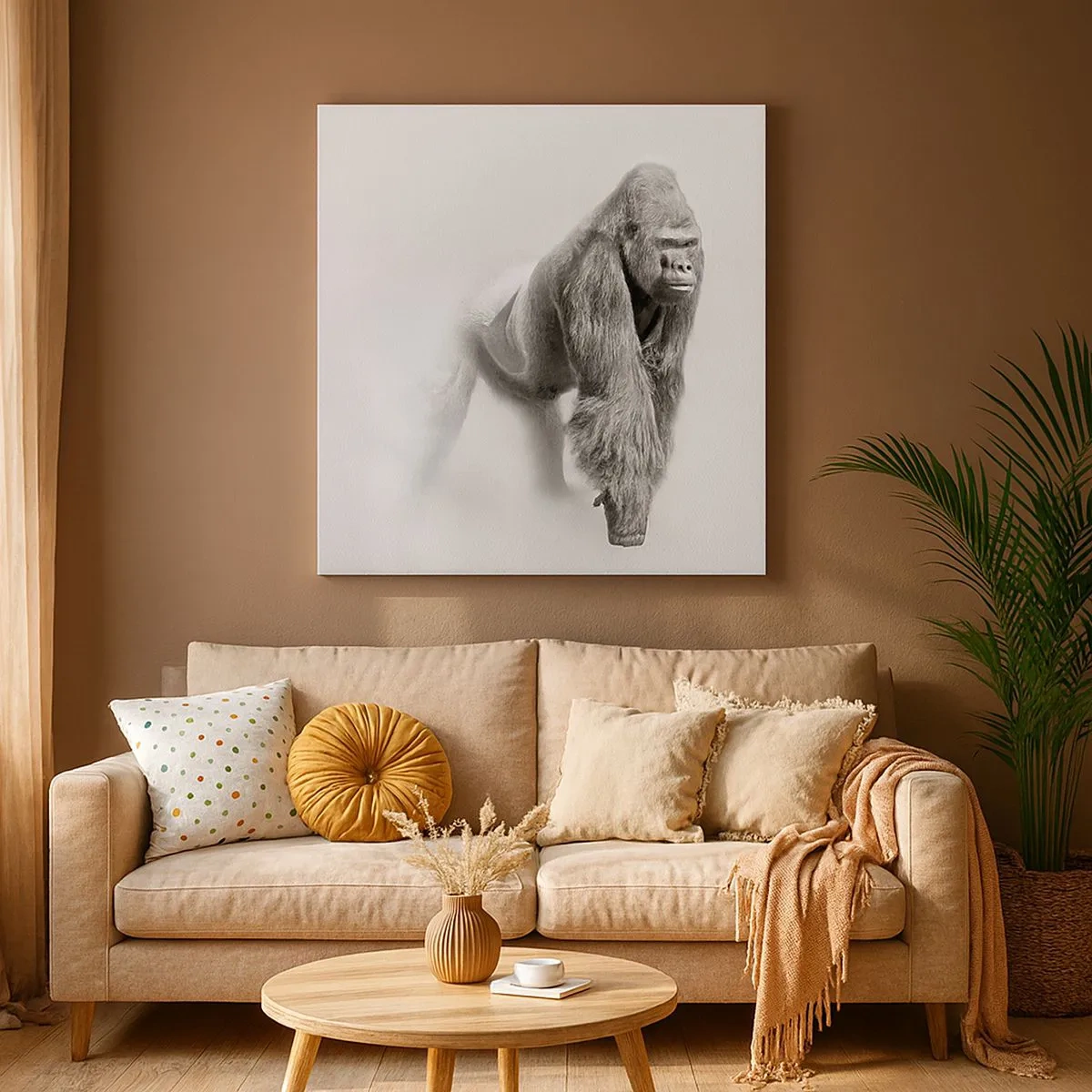 Obraz na płótnie - Pewny swej siły - 30x30 cm