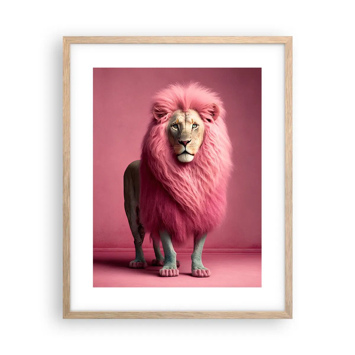 Plakat w ramie jasny dąb - I już się nie boisz - 40x50 cm