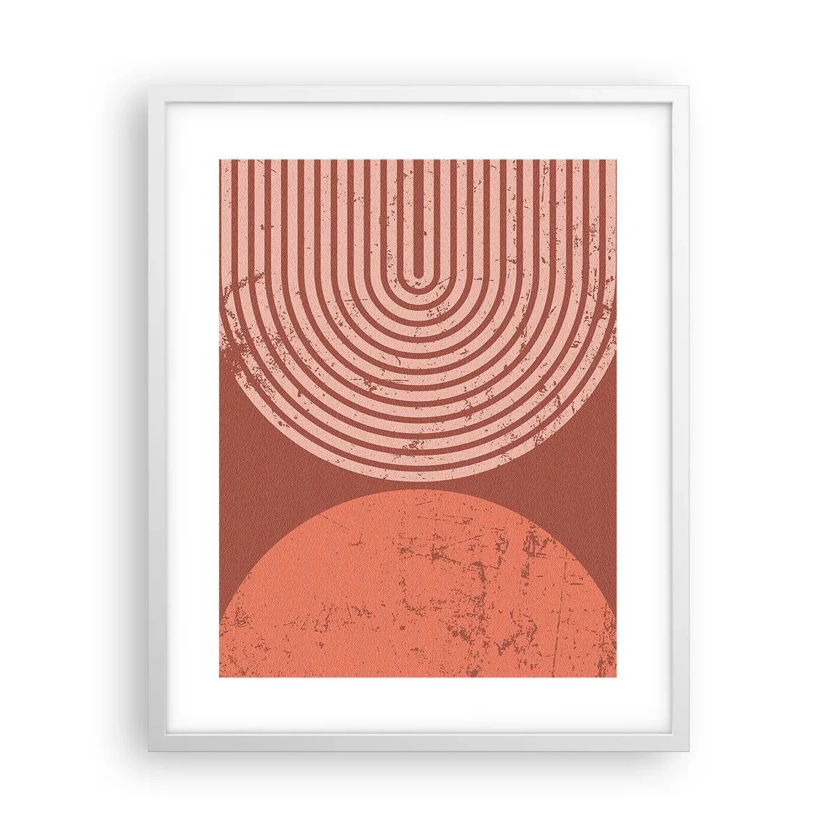 Plakat w białej ramie - Bliska relacja - 40x50 cm