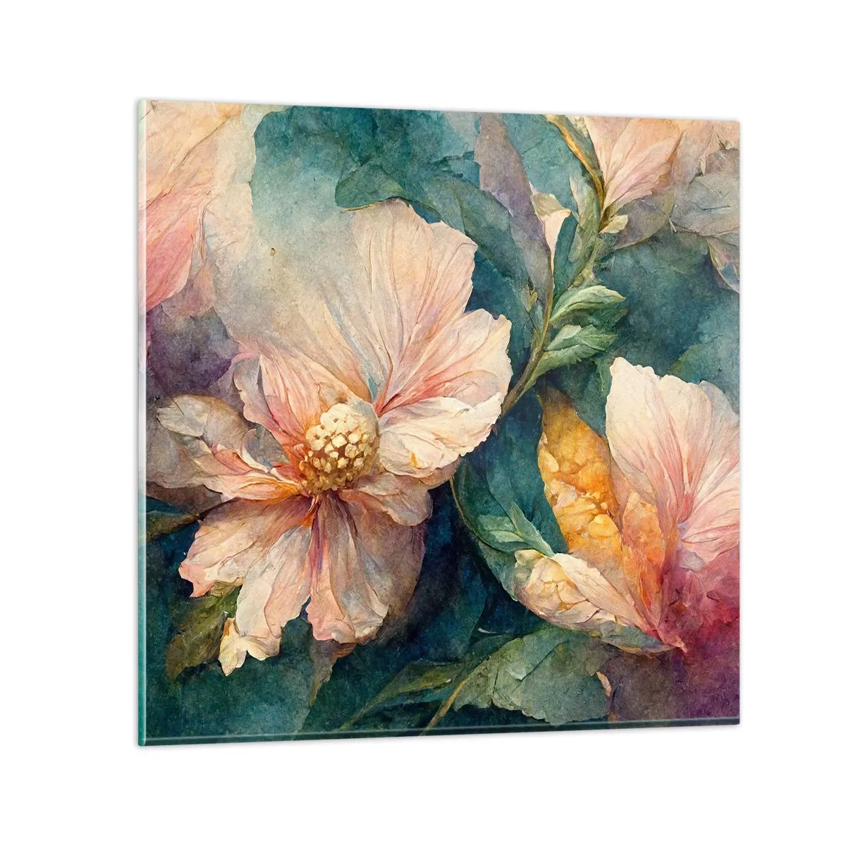Obraz na szkle - Sama subtelność - 60x60 cm