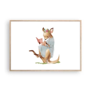 Plakat w ramie jasny dąb - Poczytaj mi, mamo - 100x70 cm