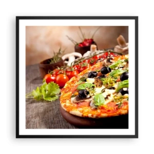 Plakat w czarnej ramie - Z tellurycznych ingrediencji - 60x60 cm