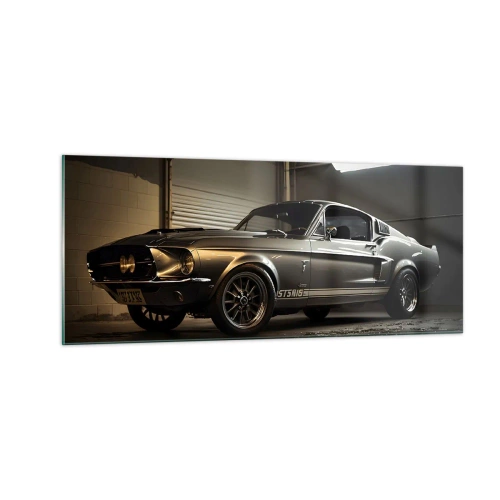 Obraz na szkle - Powrót do przeszłości - 100x40 cm