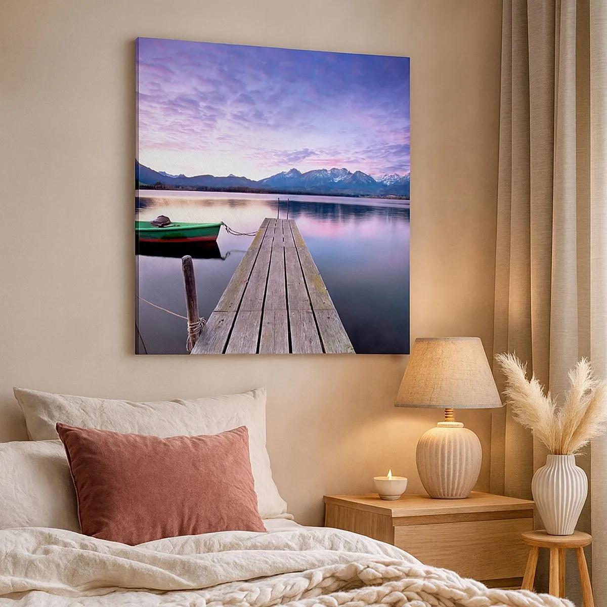 Obraz na płótnie - Przyjazna cisza - 30x30 cm