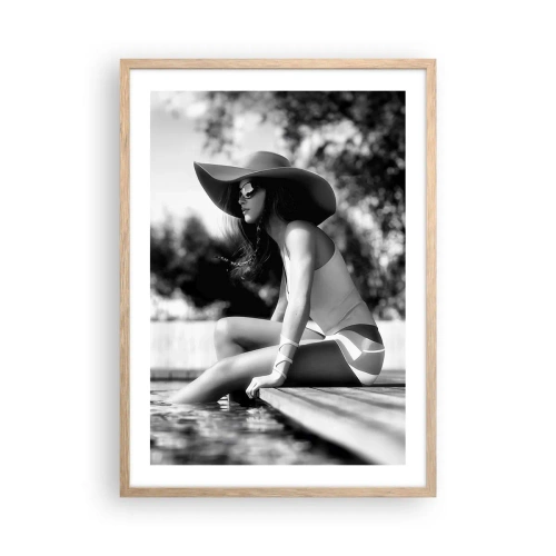 Plakat w ramie jasny dąb - Letnie marzenie - 50x70 cm