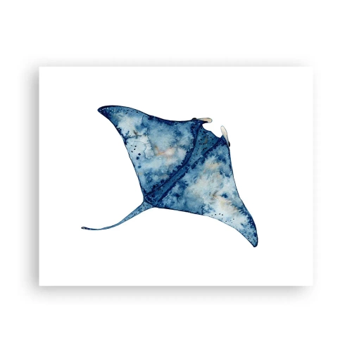 Plakat - Życie w błękicie - 50x40 cm