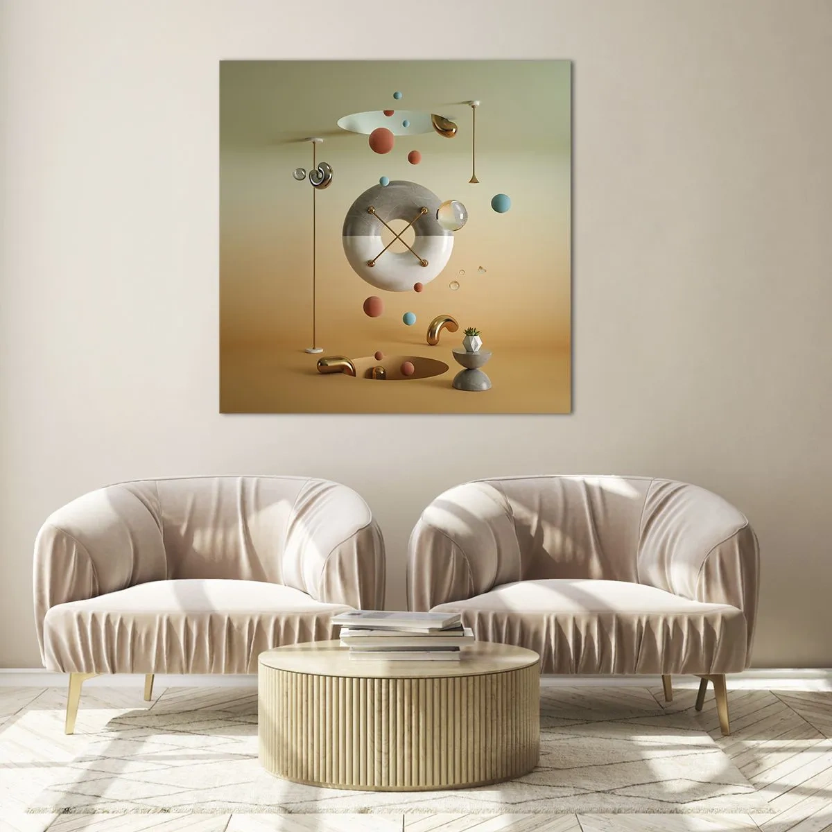 Obraz na szkle - Wszystko się zdarzyć może - 60x60 cm