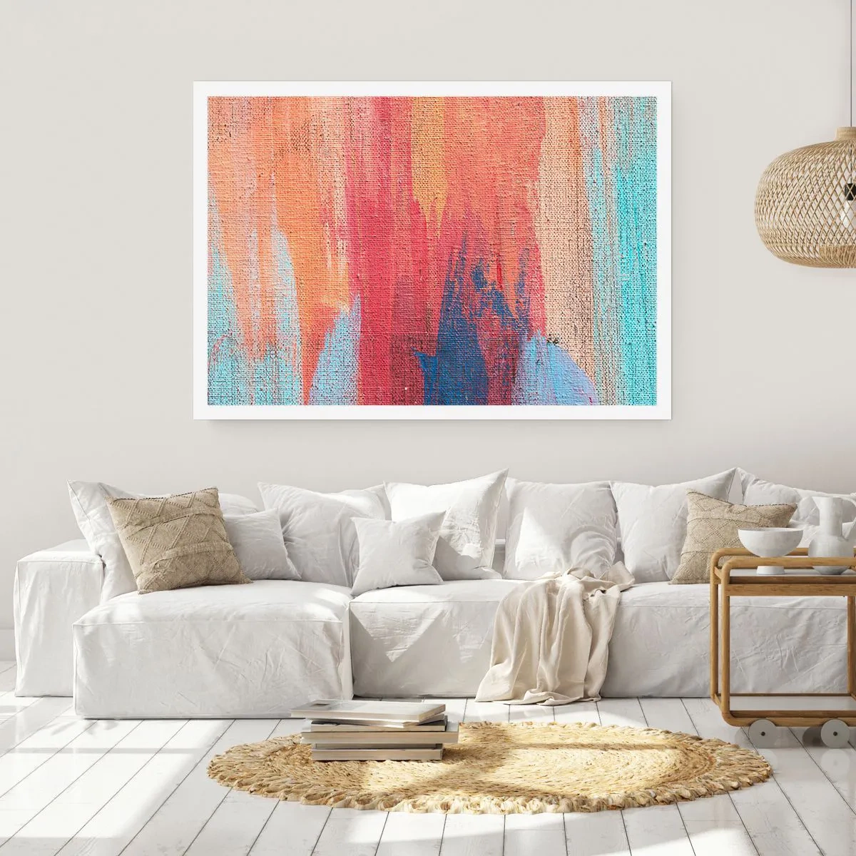 Plakat - Spłynąć tęczą - 50x40 cm