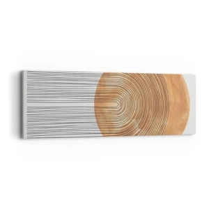 Obraz na płótnie - Kompozycja słoneczna - 90x30 cm