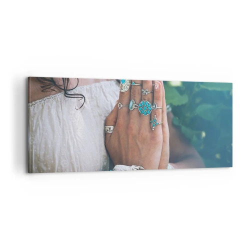 Obraz na płótnie - Witaj w centrum bytu - 100x40 cm