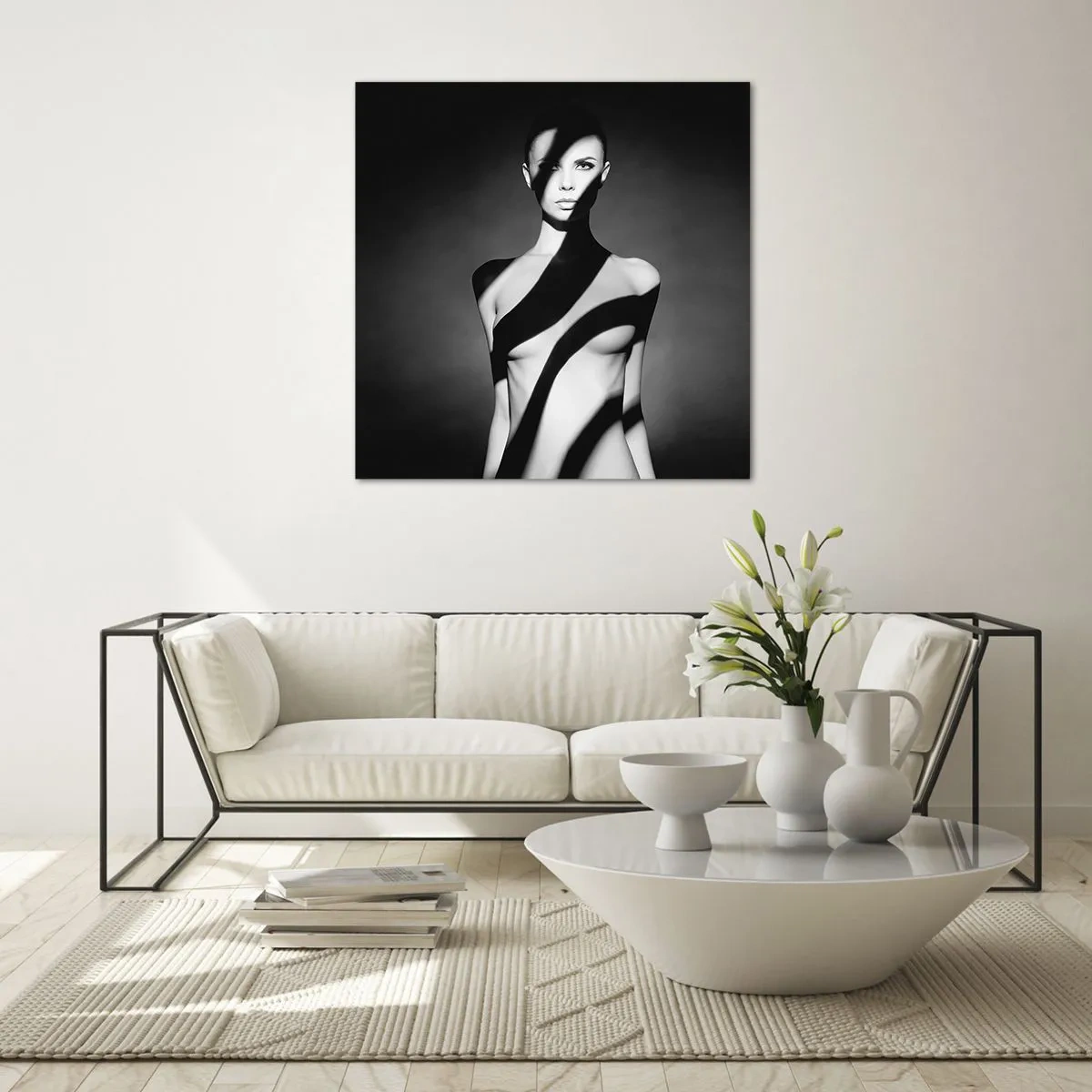 Obraz na szkle - W blasku i w cieniu - 50x50 cm