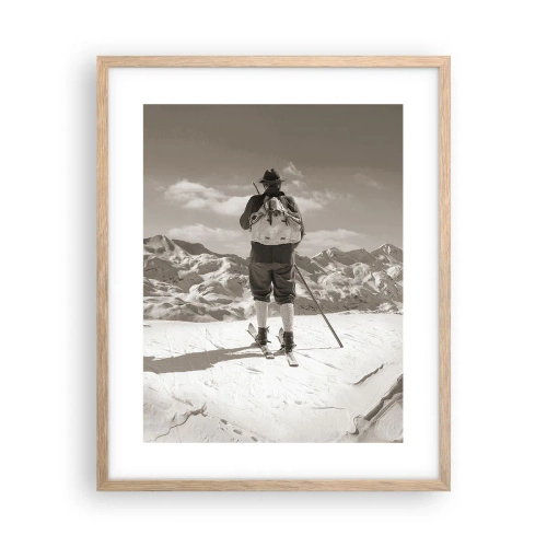 Plakat w ramie jasny dąb - A góry te same - 40x50 cm