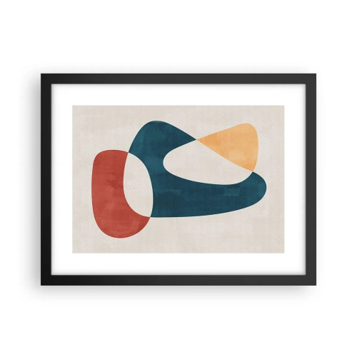 Plakat w czarnej ramie - Wpływy i metamorfozy - 40x30 cm