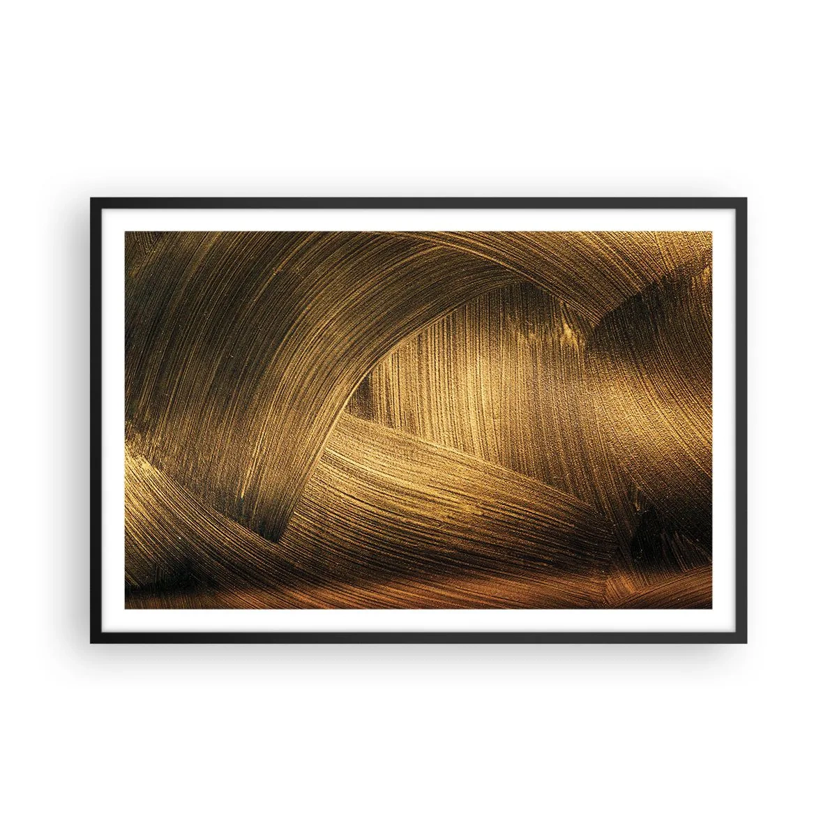 Plakat w czarnej ramie - W złotym labiryncie - 91x61 cm
