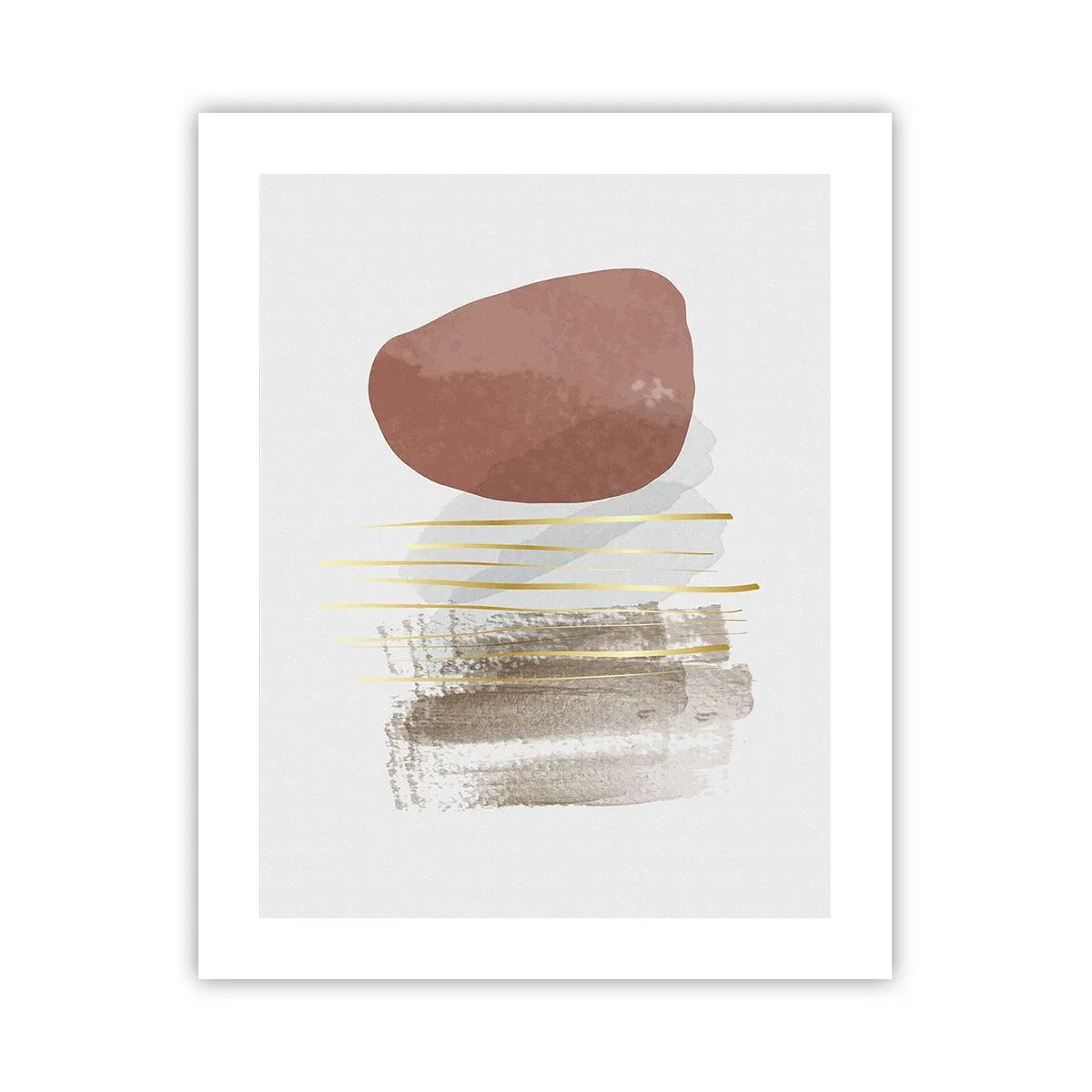 Plakat - Abstrakcyjna kolumnada - 40x50 cm