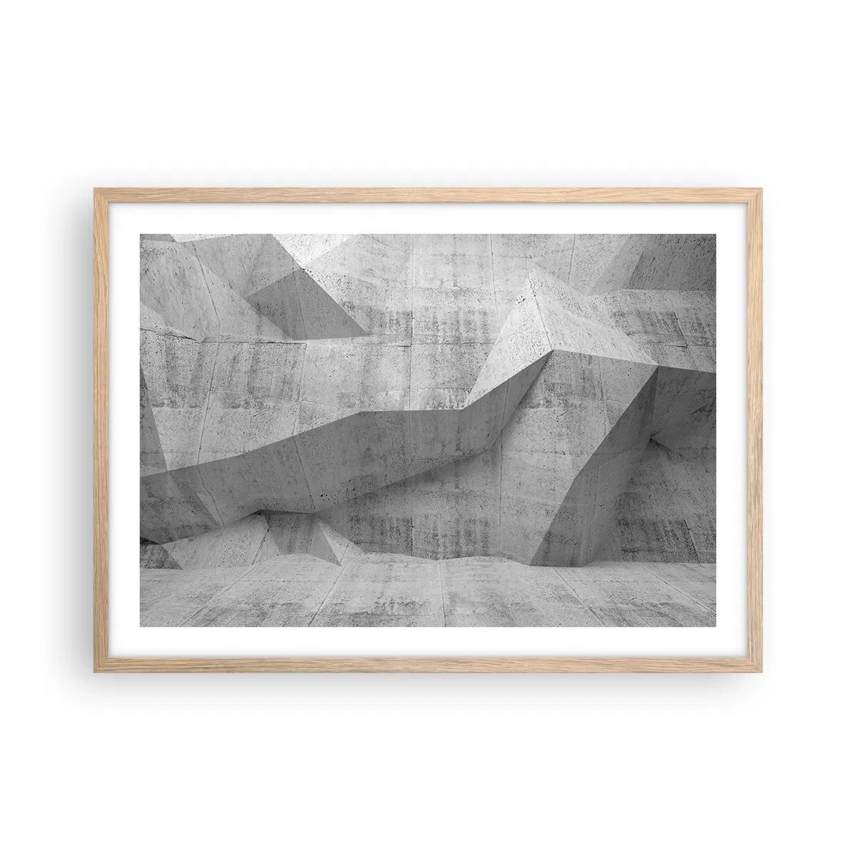 Plakat w ramie jasny dąb - Prawdziwe wyzwanie - 70x50 cm