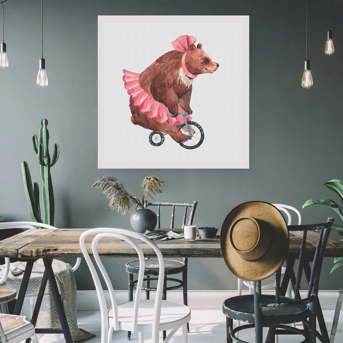 Plakat - Ale cyrk! - 60x60 cm