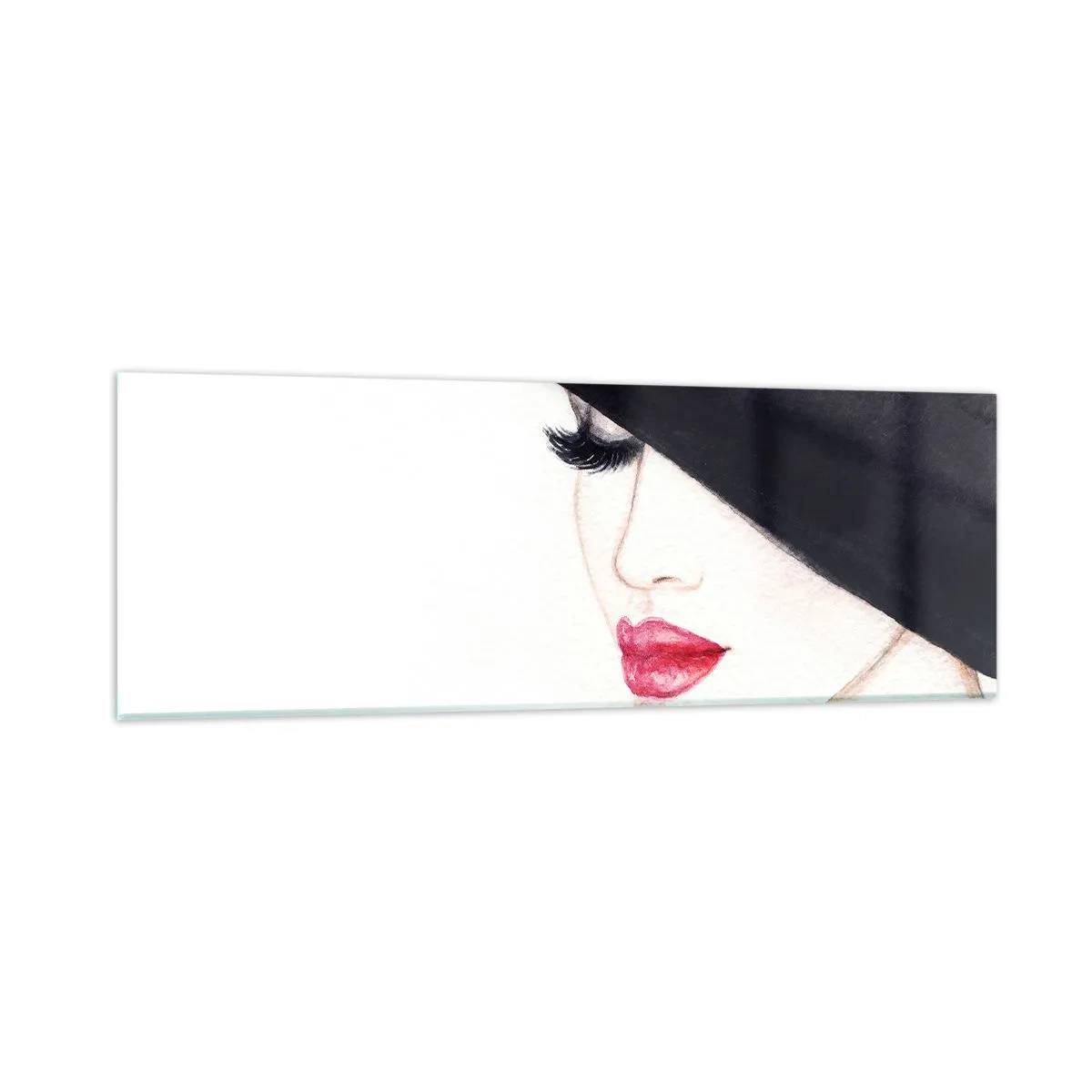 Obraz na szkle - Elegancja i zmysłowość - 90x30 cm