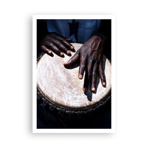 Plakat - Żyj w swoim rytmie - 70x100 cm