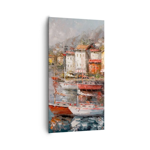 Obraz na płótnie - Romantyczna przystań - 65x120 cm