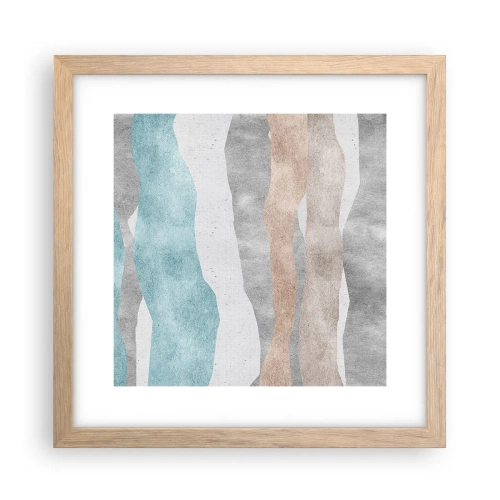 Plakat w ramie jasny dąb - Studium bliskości - 30x30 cm