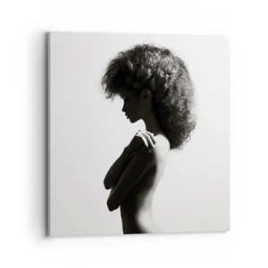 Obraz na płótnie - Jak kwiat na smukłej łodydze - 70x70 cm