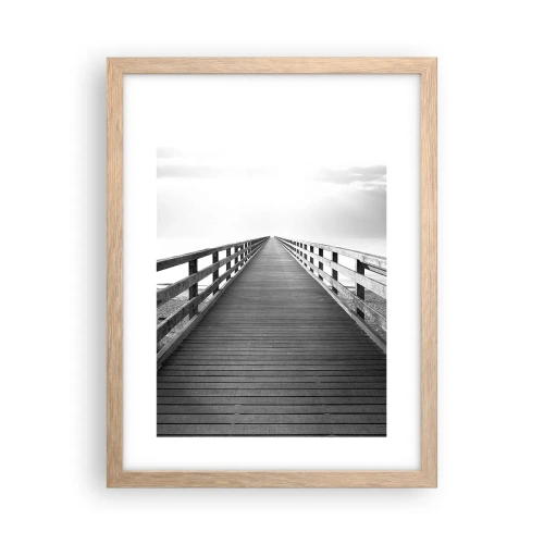 Plakat w ramie jasny dąb - W siną dal… - 30x40 cm
