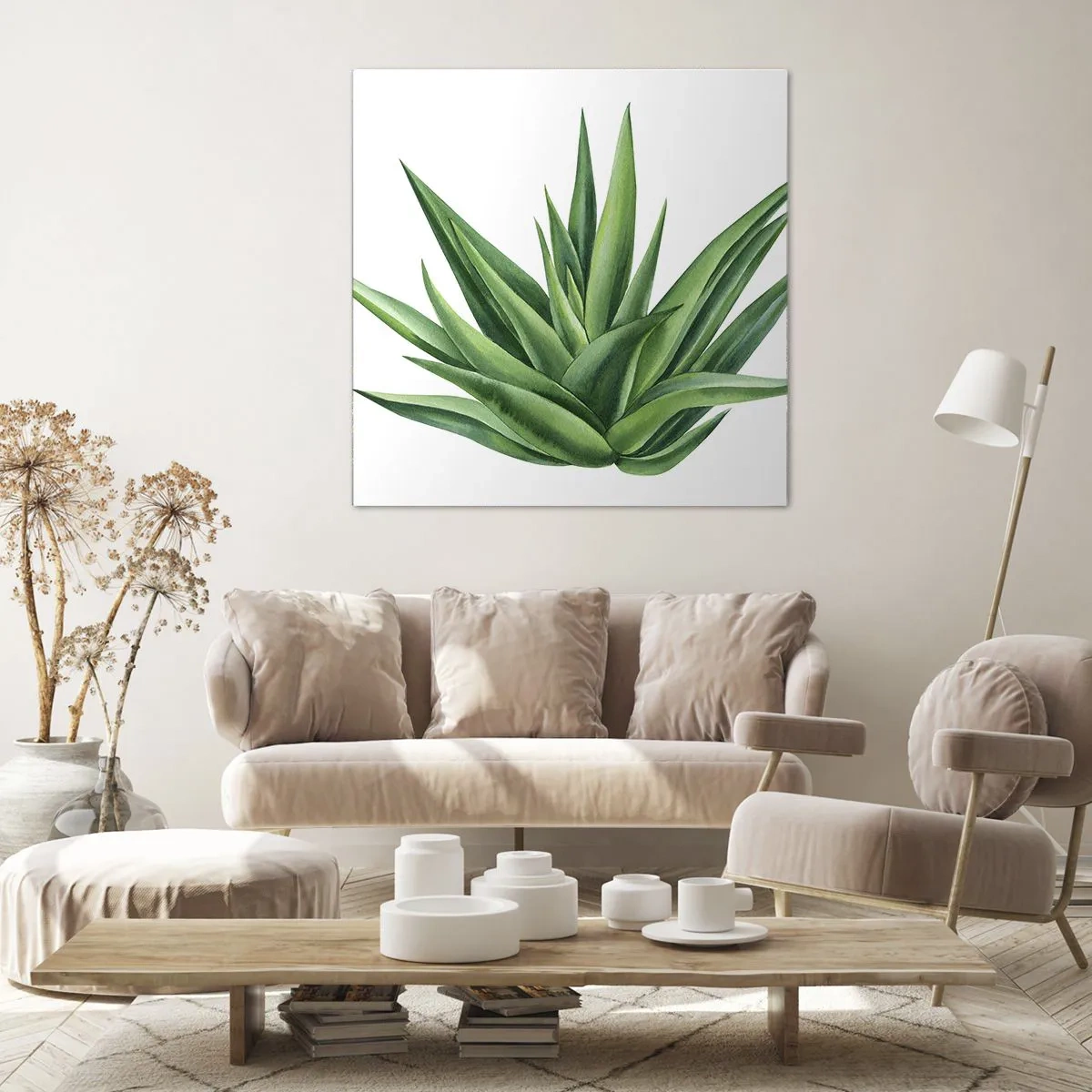 Obraz na płótnie - Zieleń – siła – życie - 60x60 cm