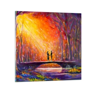 Obraz na szkle - Niebo ich też kocha - 70x70 cm