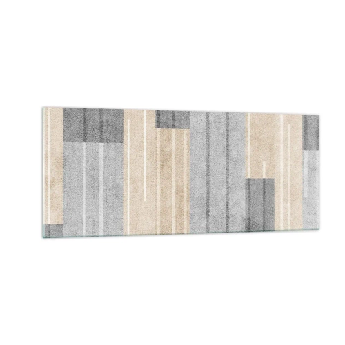 Obraz na szkle - Kompozycja: trzymać pion - 100x40 cm