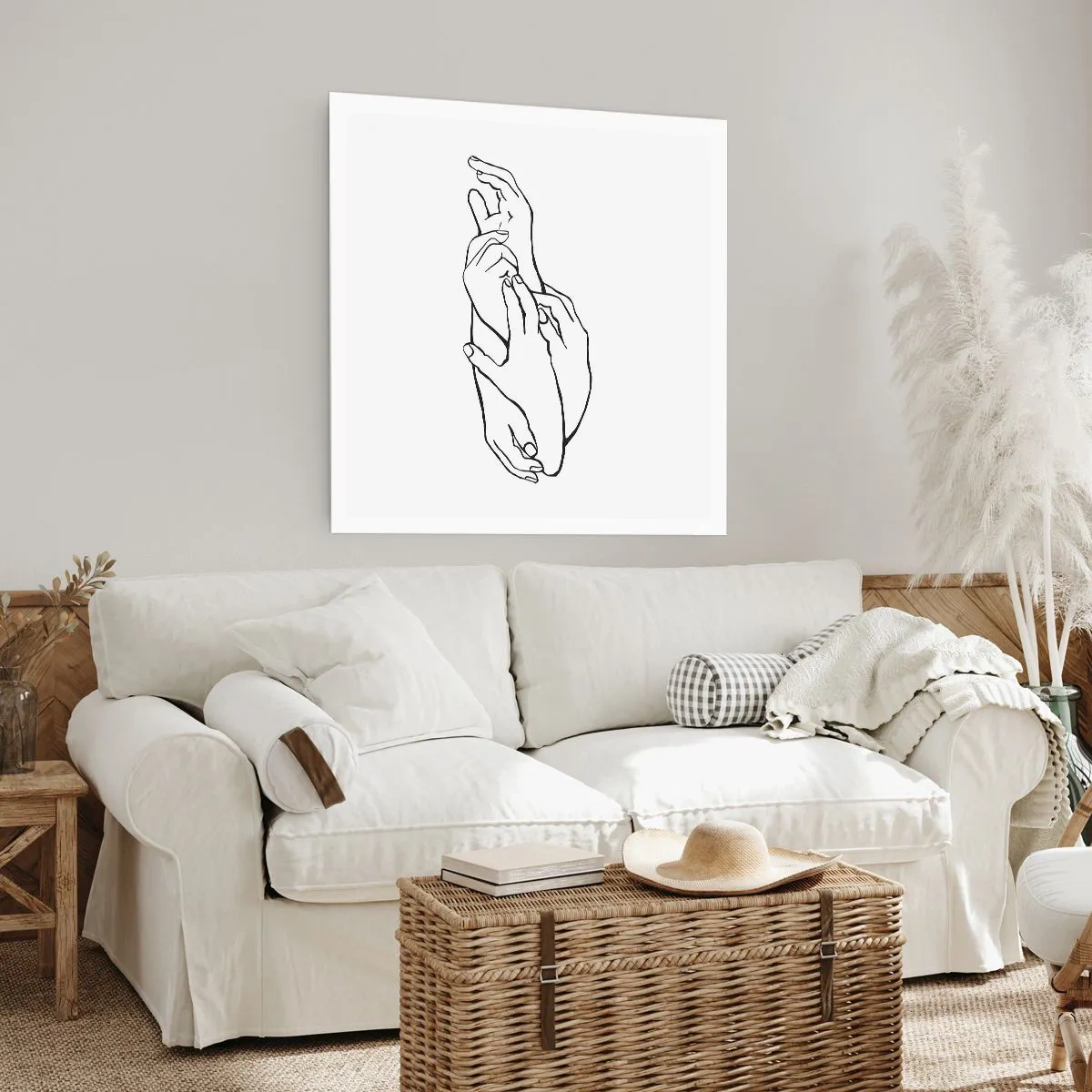 Plakat - Dobry dotyk - 50x50 cm