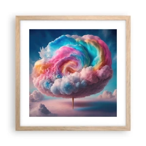 Plakat w ramie jasny dąb - Sen o wesołym miasteczku - 40x40 cm