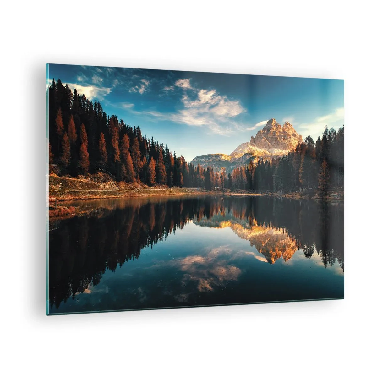 Obraz na szkle - Pejzaż podwójny - 70x50cm - Pejzaż podwójny - Nowoczesna dekoracja ścienna do salonu i sypialni ARTTOR