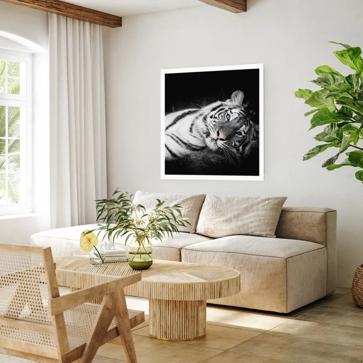 Plakat - Dzikość i spokój - 50x50 cm