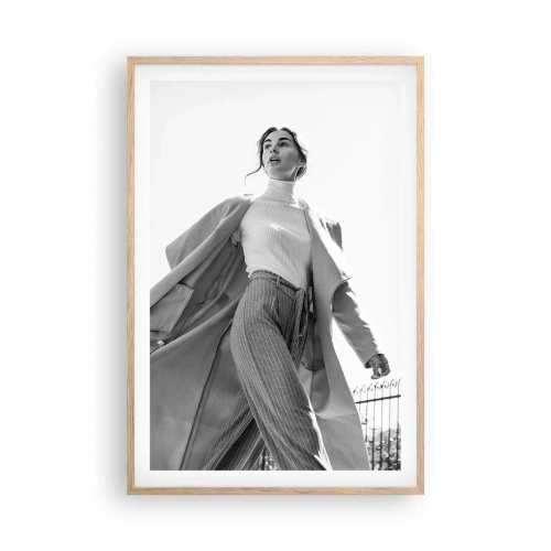 Plakat w ramie jasny dąb - Idziesz ze mną? - 61x91 cm