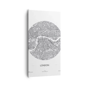 Obraz na płótnie - Anatomia Londynu - 65x120 cm