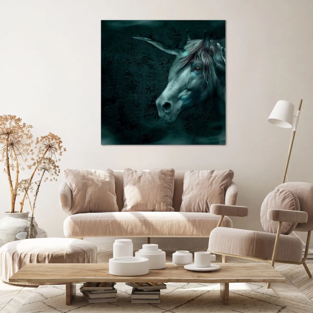 Obraz na płótnie - W baśniowym lesie - 40x40 cm