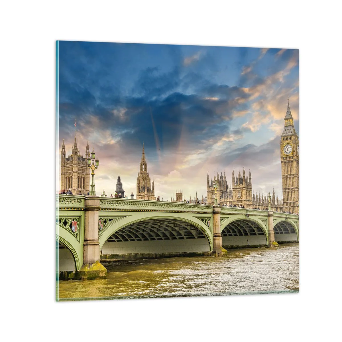 Obraz na szkle - Czas stanął w Imperium - 30x30 cm