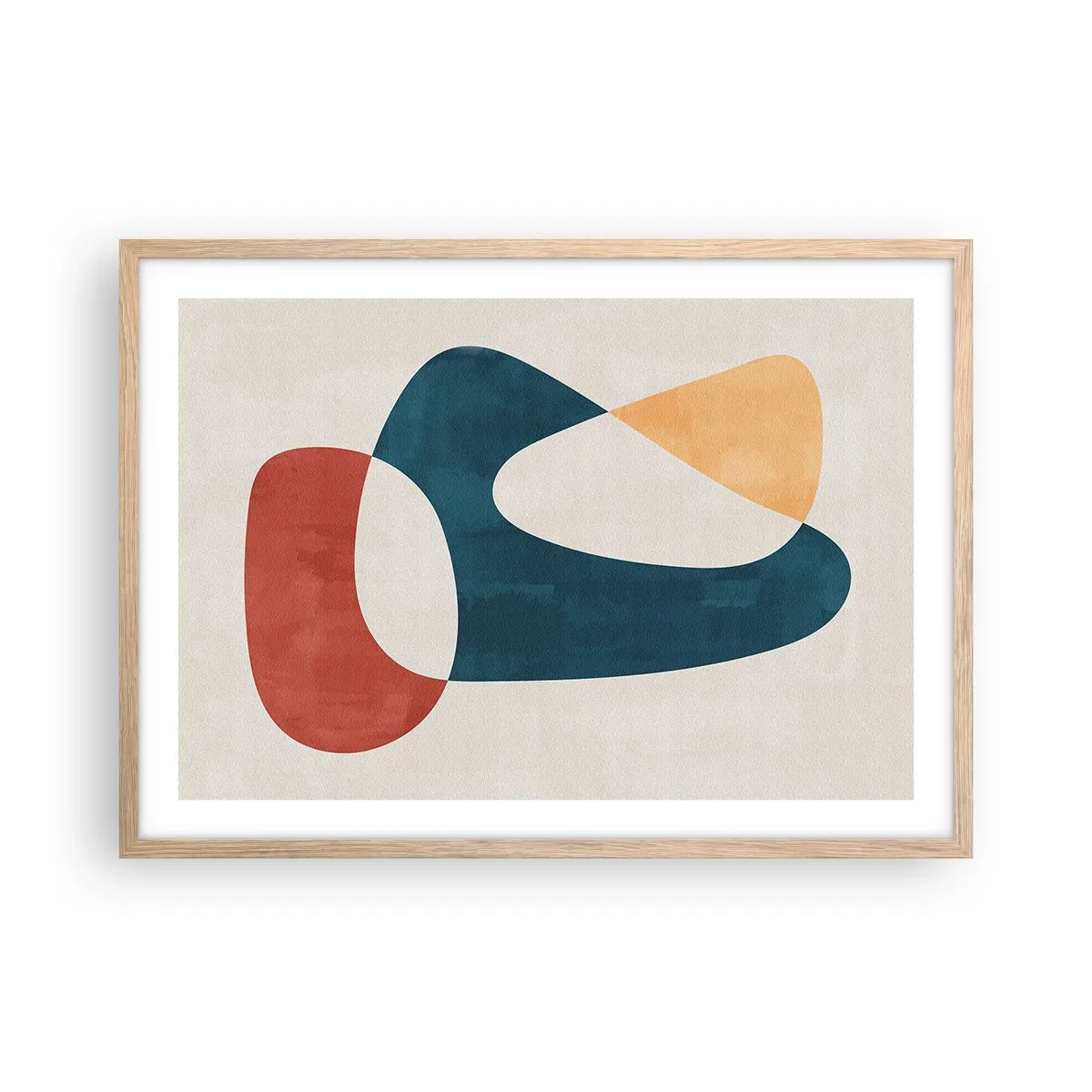 Plakat w ramie jasny dąb - Wpływy i metamorfozy - 70x50 cm