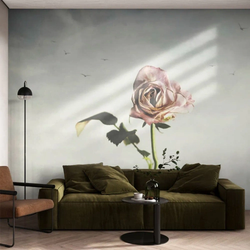 Fototapeta Premium Canvas - Powitanie wiosny - Róża, Kwiat, Sztuka - 150x105 cm